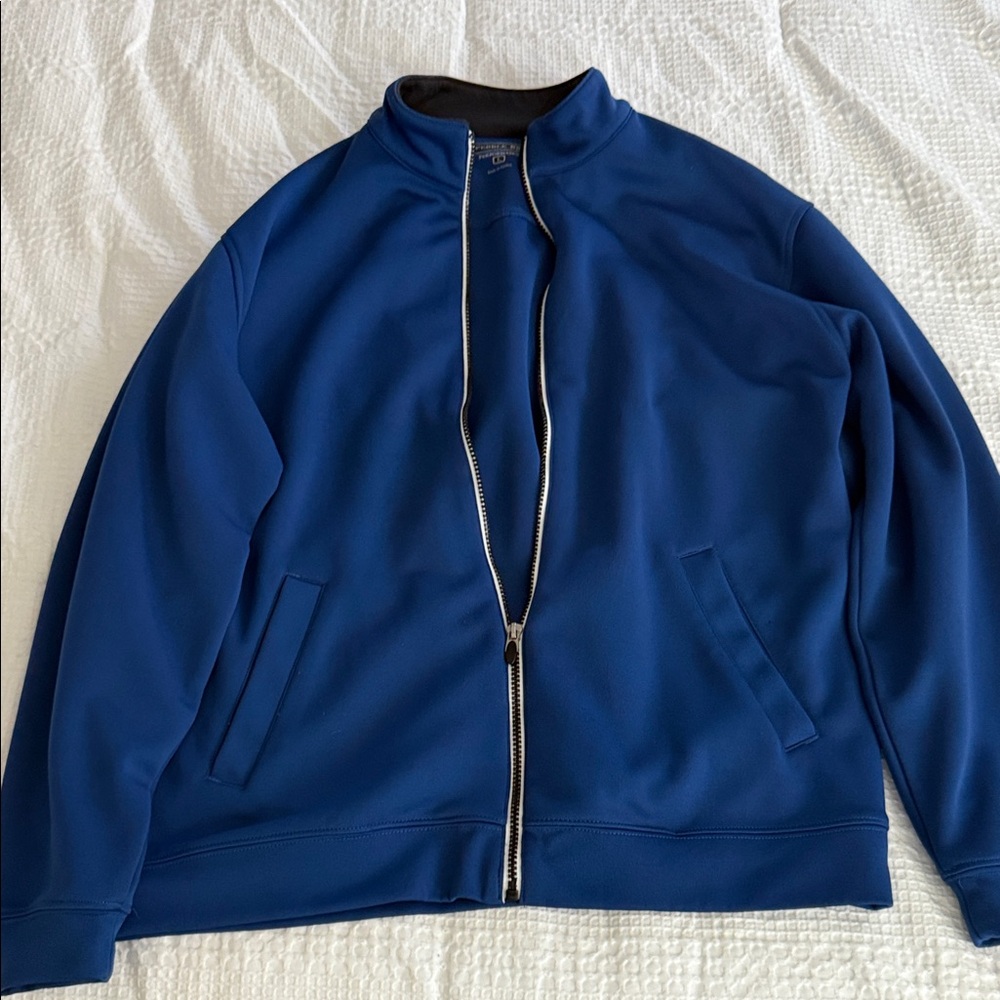 Pebble Beach Men's Royal Blue Zip-Up Jacket